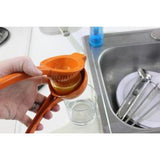BergHOFF CooknCo Cast Aluminum and Orange Enamel Coated Orange Squeezer